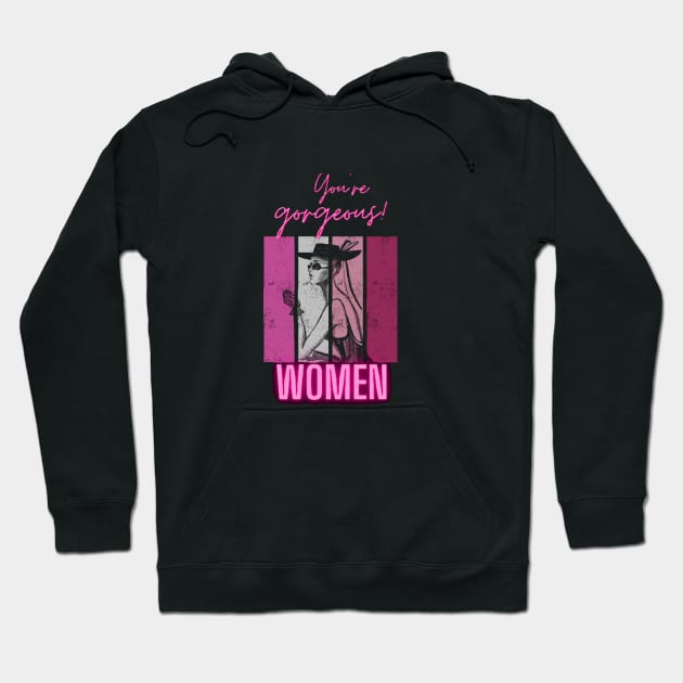 Women are gorgeous art- T-shirt Hoodie by AWhouse 